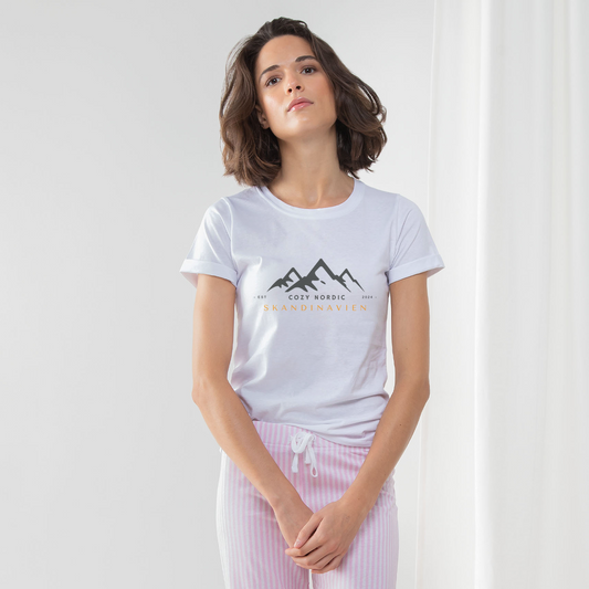 Cozy Nordic Skandinavien Dam Pyjamas Set